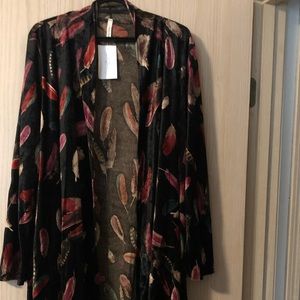 Black velvet duster!New (Sold)